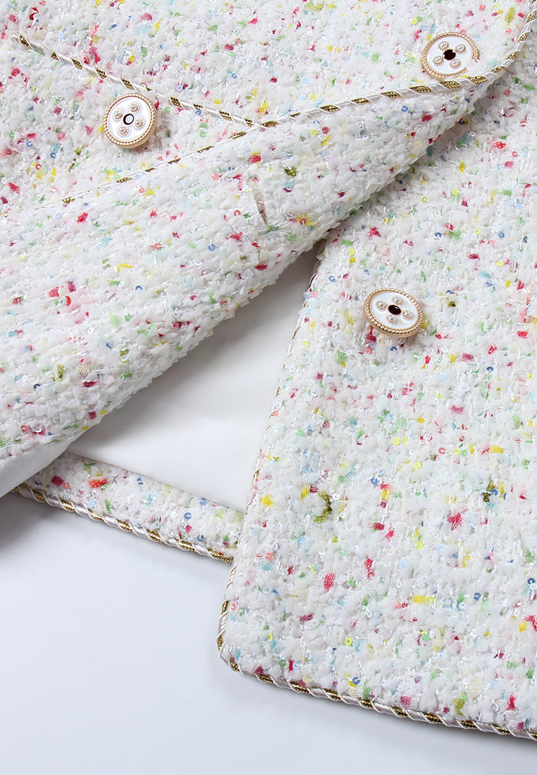 Chromatic Speck Tweed Jacket
