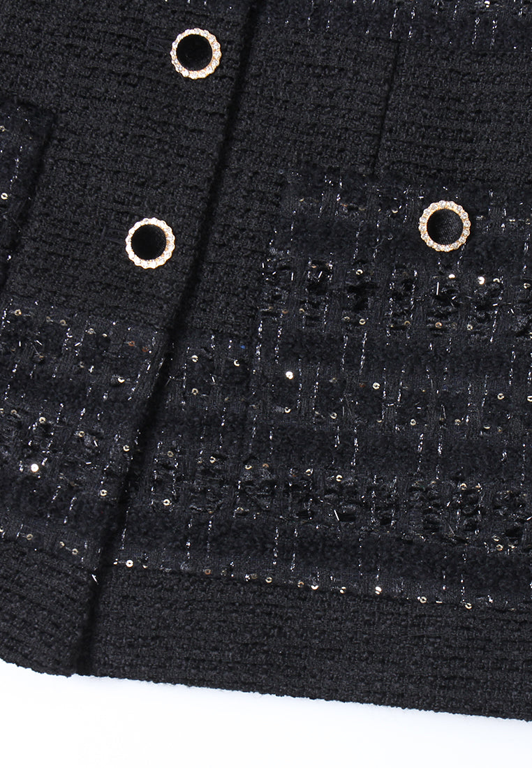 Bijou Grommet Tweed Jacket