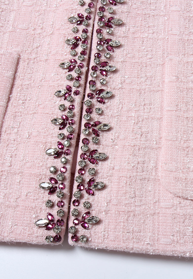 Rose Bijou Cropped Jacket