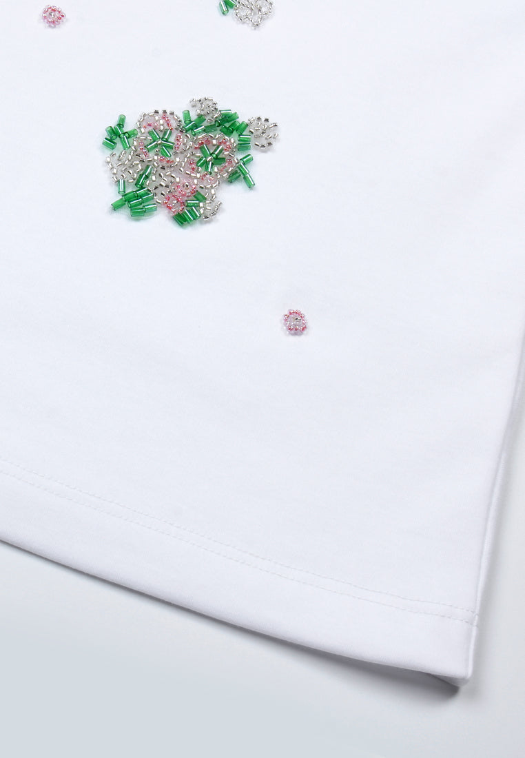 Ivory Bloom Floral T-Shirt