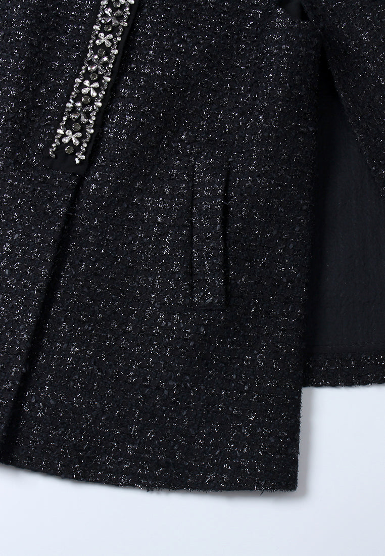 Éclat Cristal Embellished Tweed Jacket
