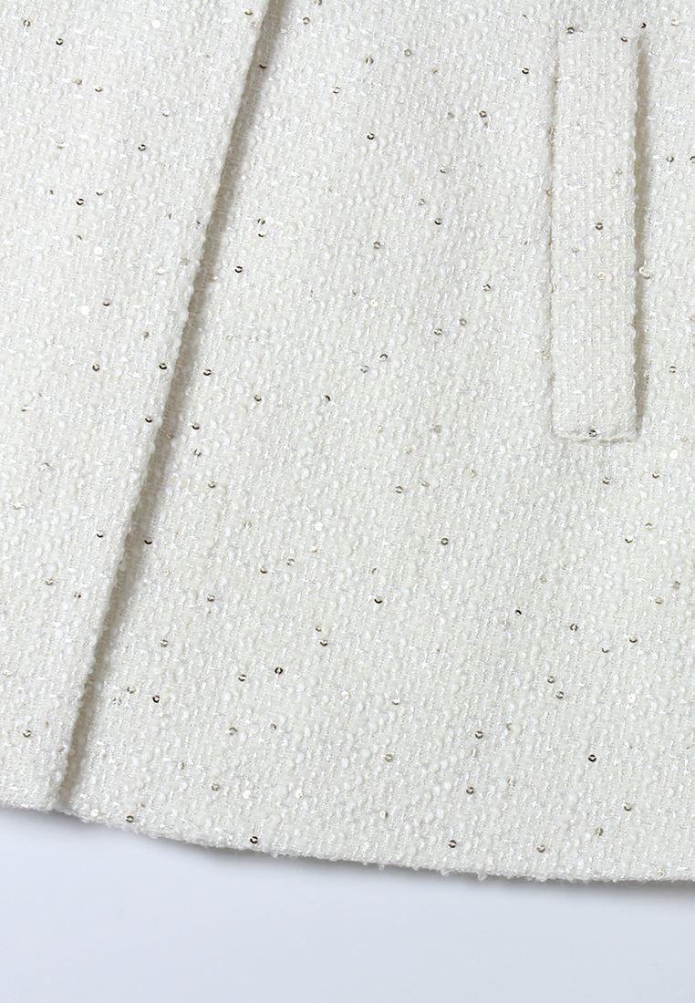 Argenté White Tweed Dress