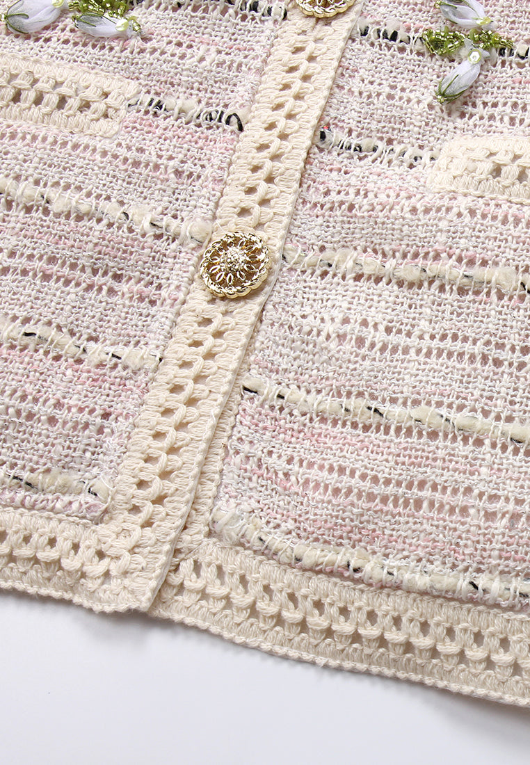 Meadow Blossom Elegance Tweed Jacket