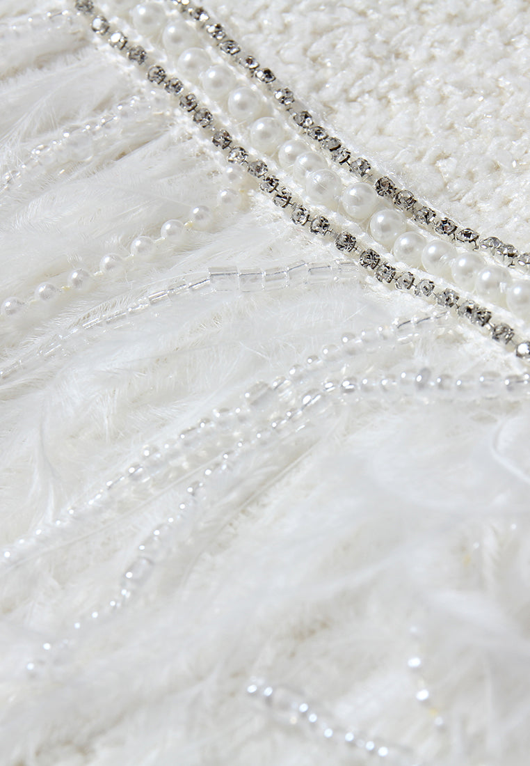 Plume Bijou Feather Jacket