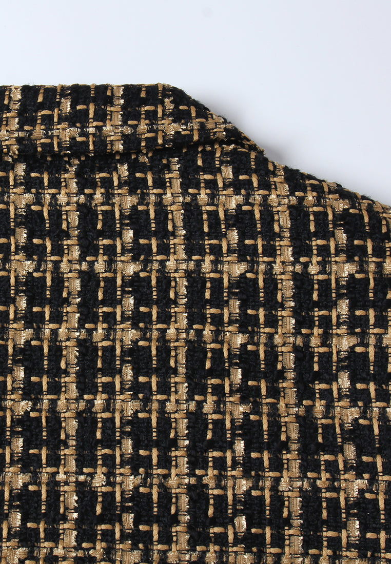 Ornée Check Tweed Tailored Jacket