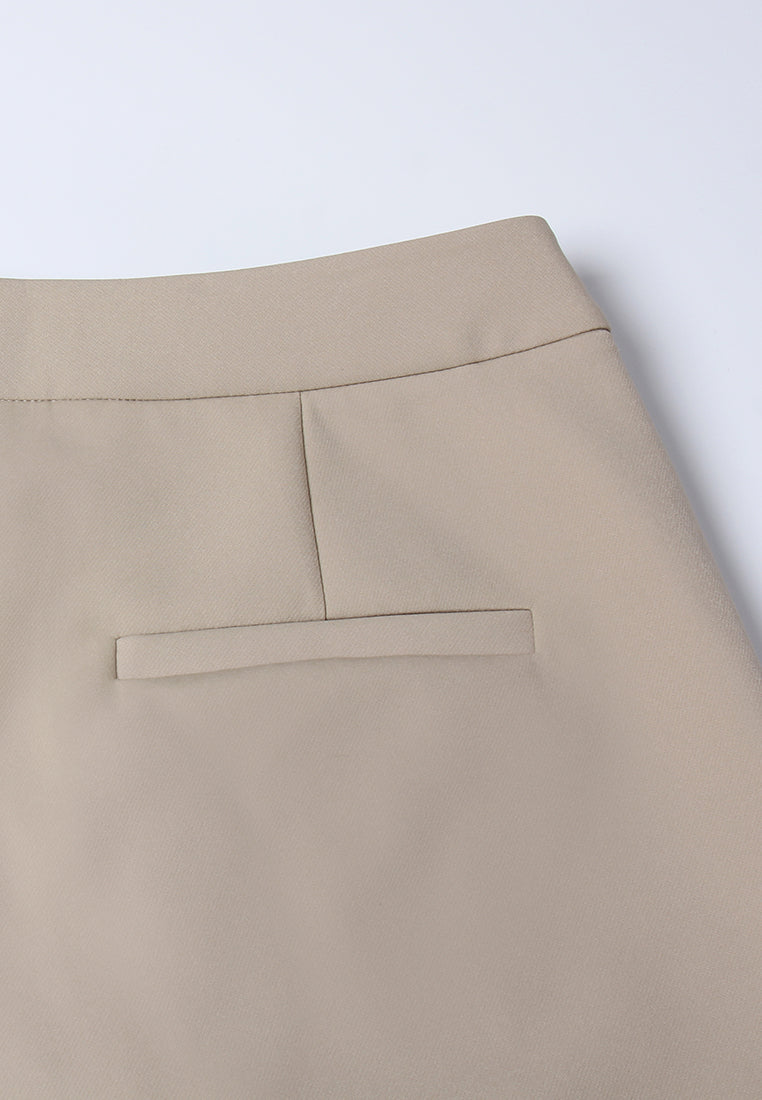 Élan High-Waist Pleated Trousers