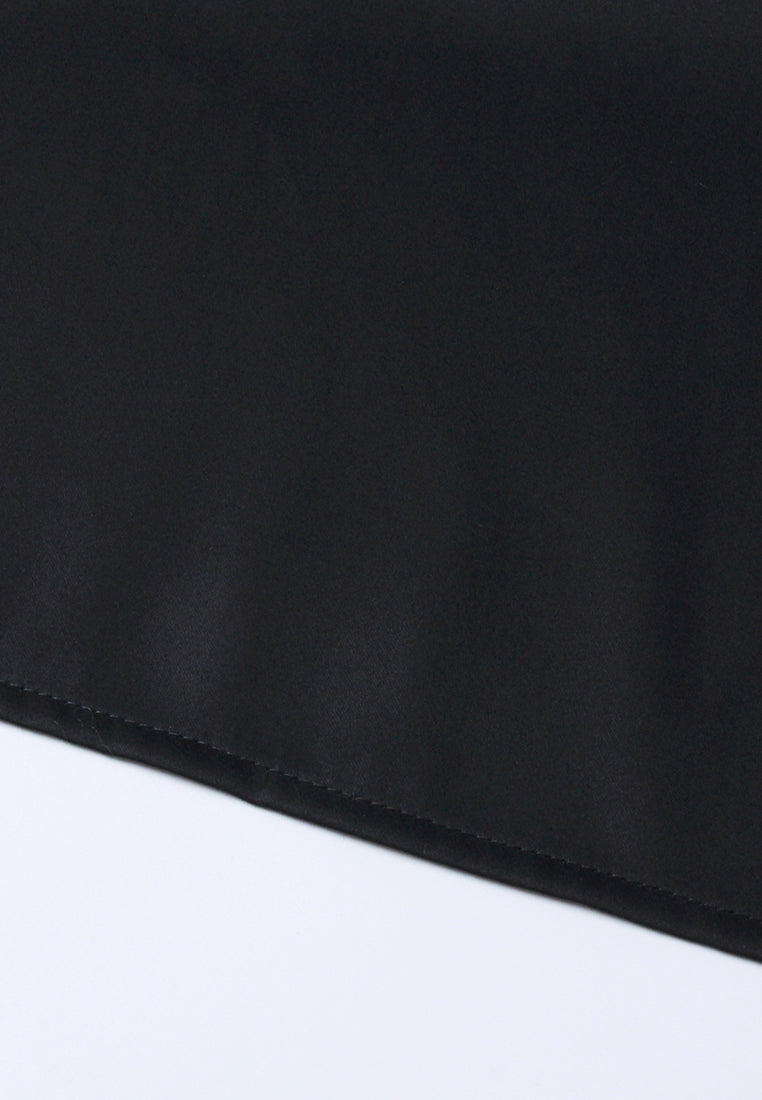 Contrasting-Lapel Embellished Shirt