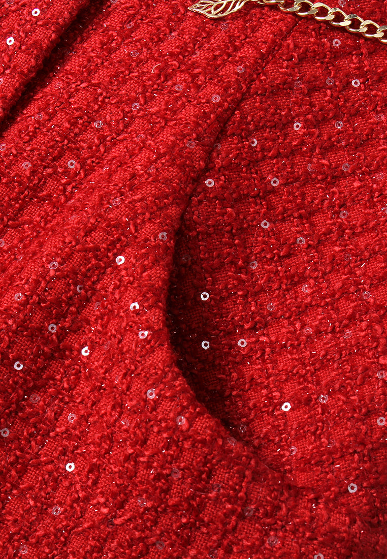 Rouge Bijou Tweed Dress