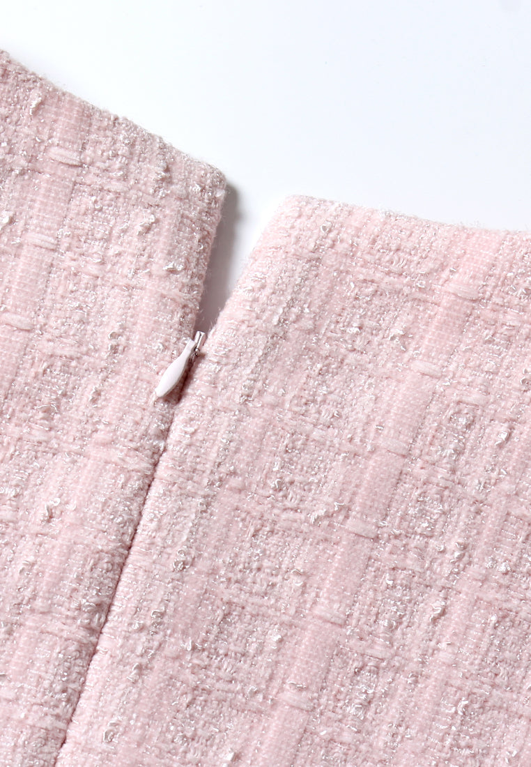Rose Bijou Embellished Pocket Dress