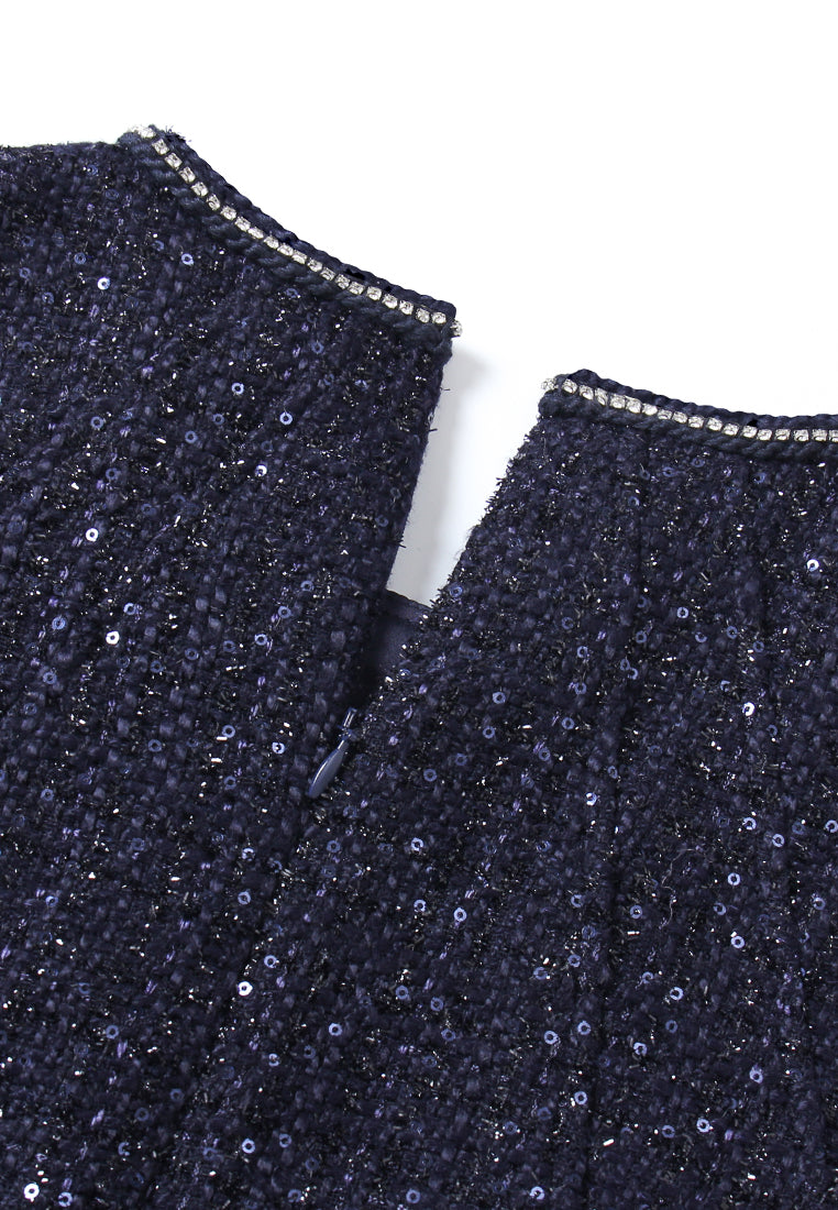 Éclat Contrast Sequin Dress