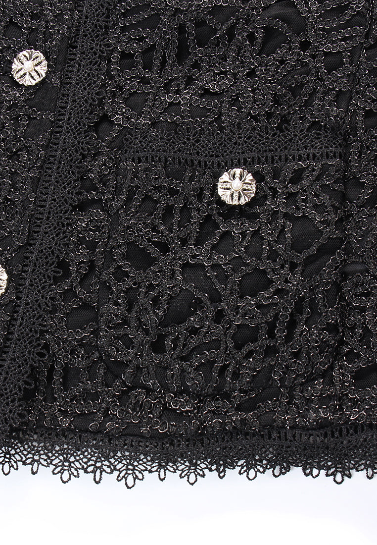 Noir Dentelle Jardin Jacket