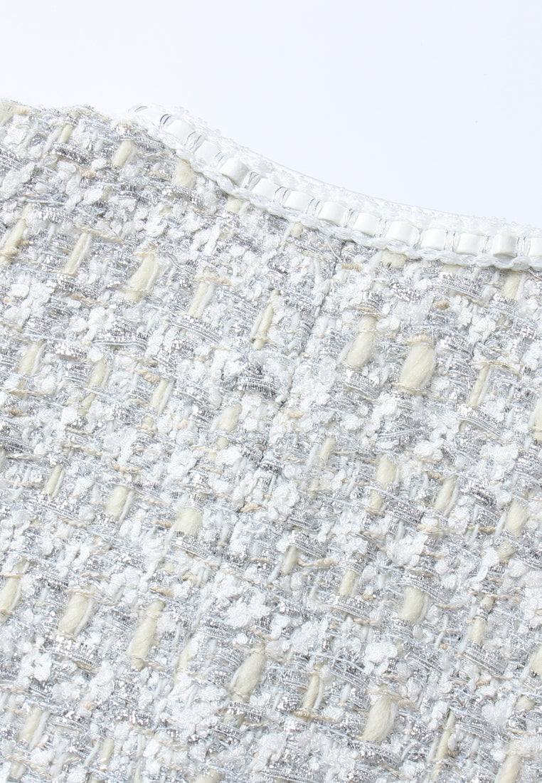 Champagne Tresse Tweed Jacket