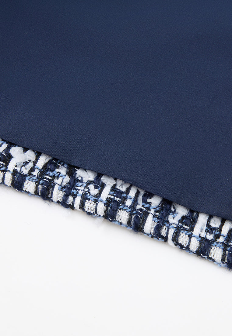 Mixed Tweed Cropped Jacket