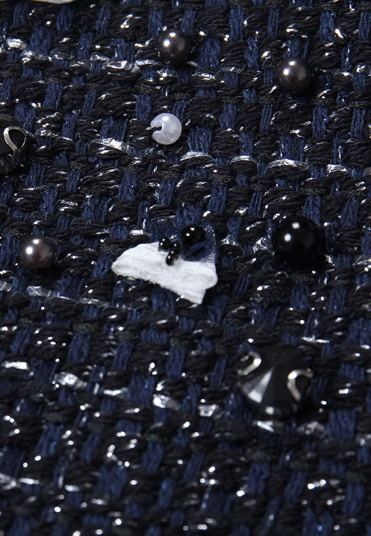 Snowdrop Cropped Tweed Jacket