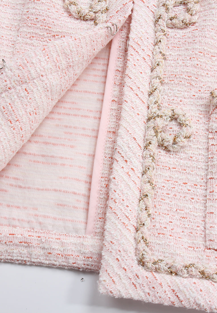 Rose Parisian Tweed Jacket