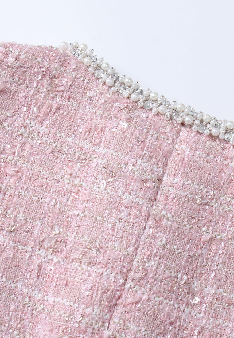 Rose Bijou Tweed Jacket