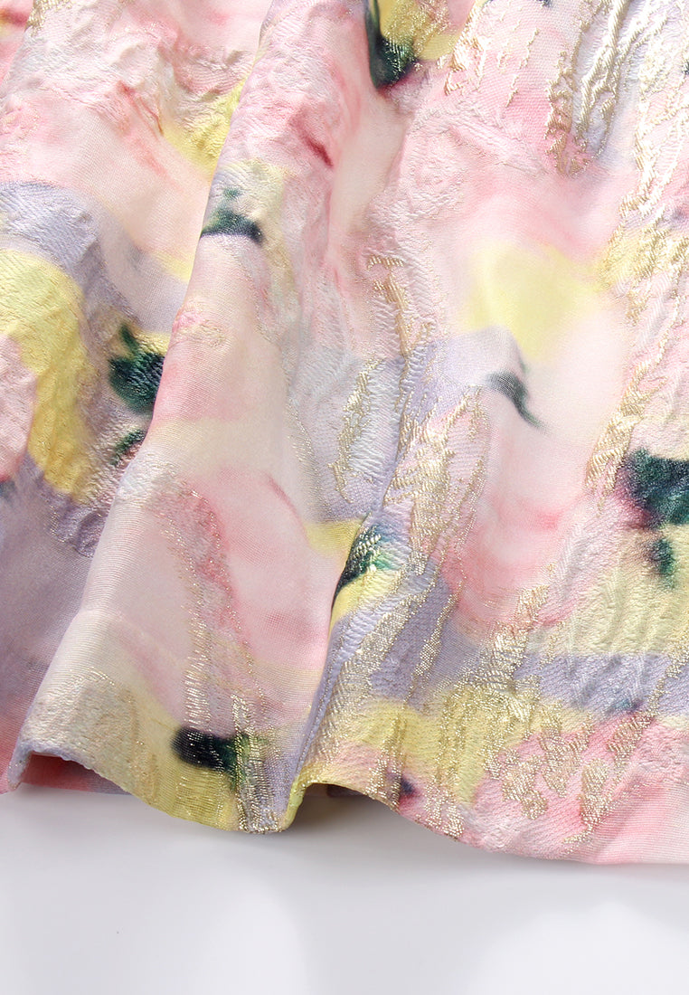 Watercolour Bloom Garden Dress