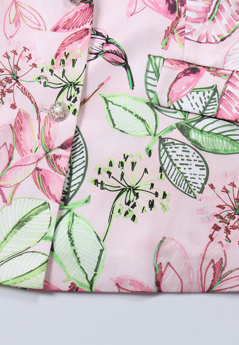 Floral Symphony Statement Blazer