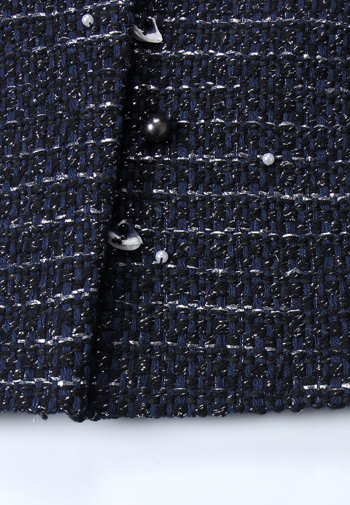 Snowdrop Cropped Tweed Jacket