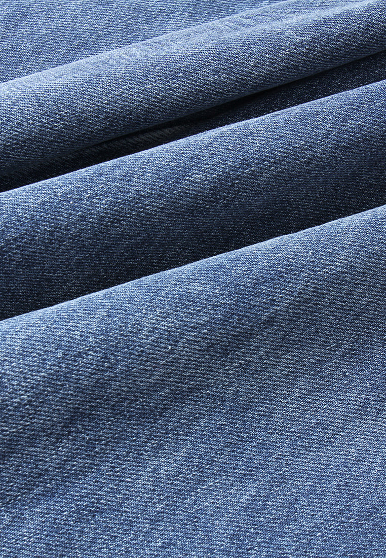 Indigo Seam Denim Trousers