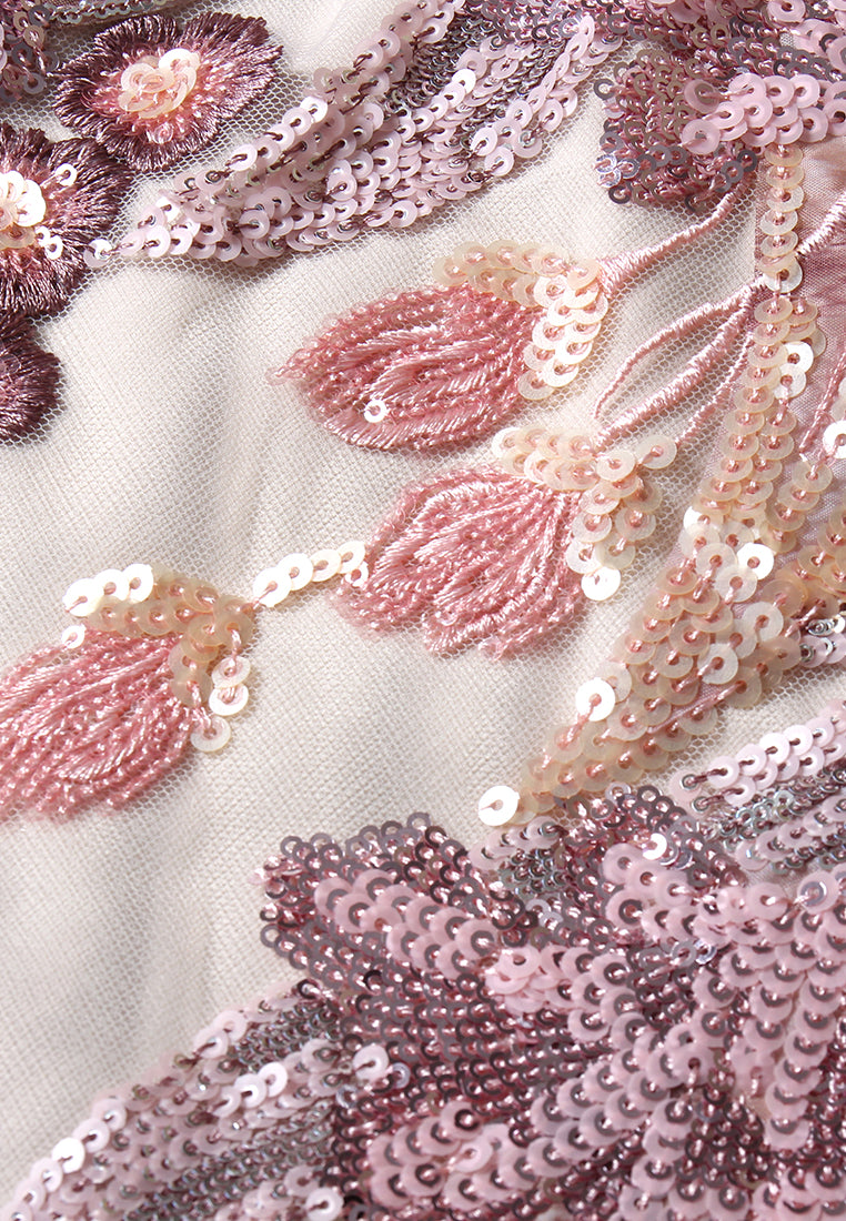 Rose Jardin Embroidered Dress