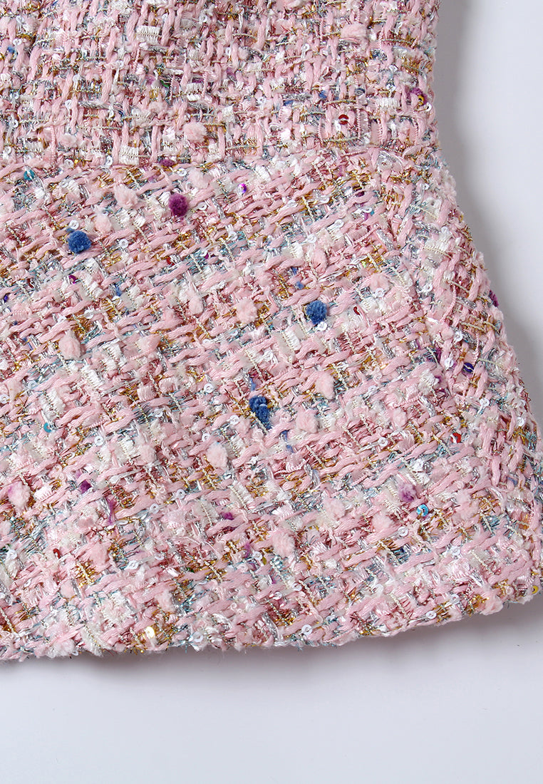 Rose Tresse Peplum Jacket