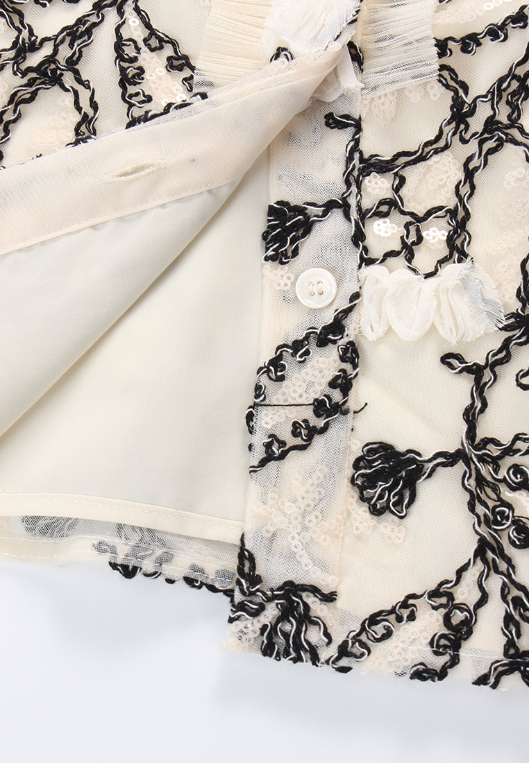 Floral Dentelle Blouse