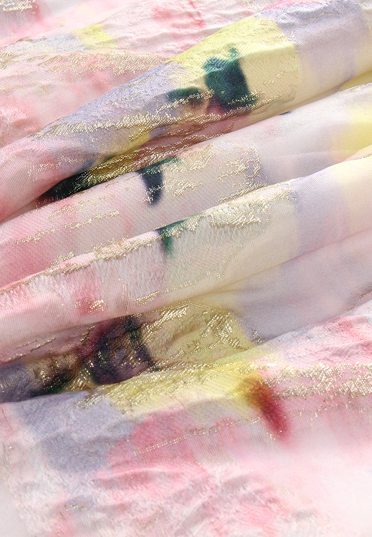 Watercolour Bloom Garden Dress