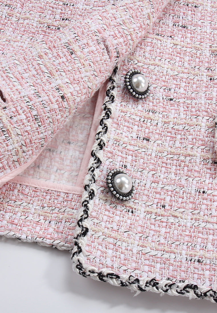 Rose Pearl Tweed Jacket