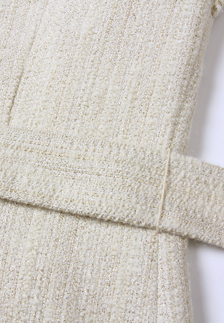 Knot-Detail Tie-Belt Jacket