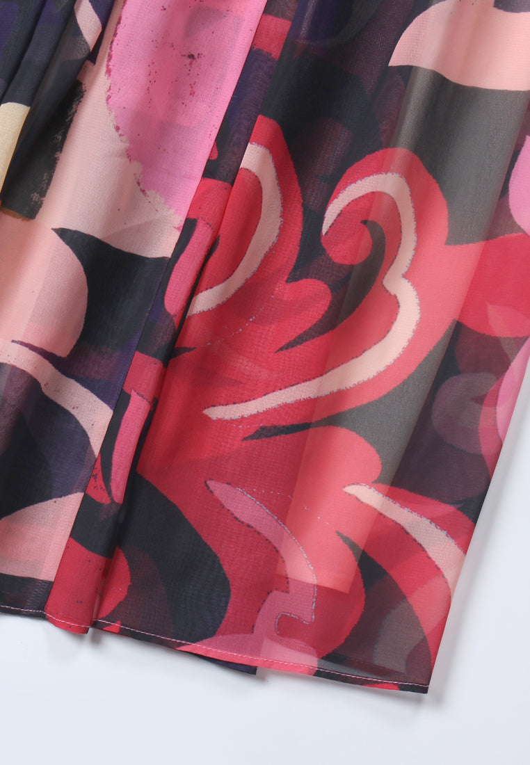 Aurora Flow Midi Dress