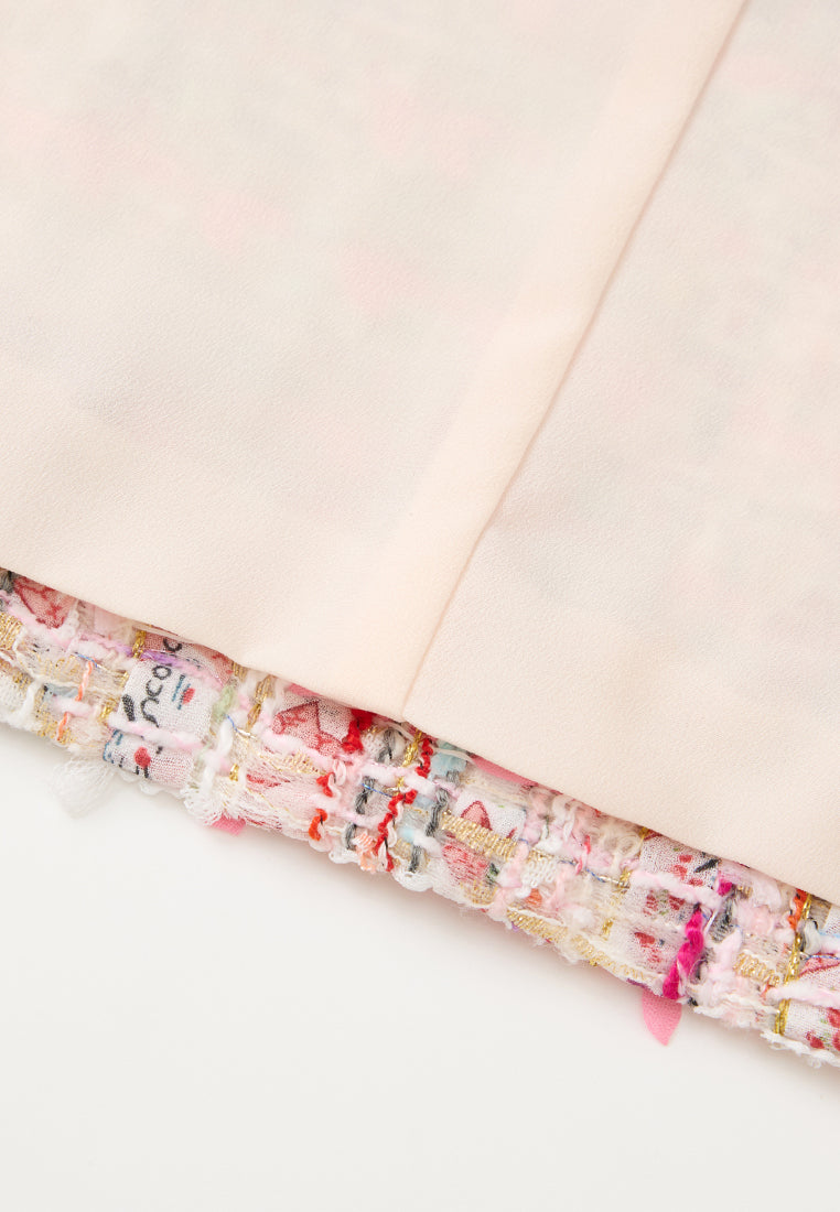 Mixed-media Woven Jacket