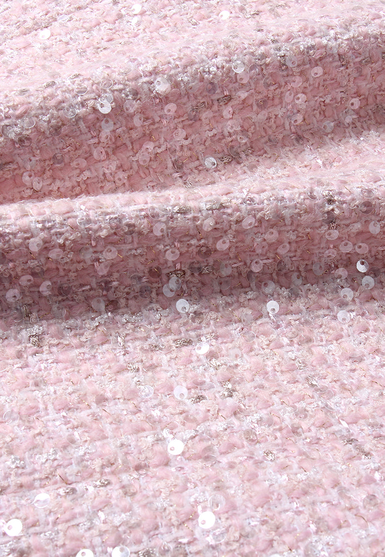 Rose Éclat Sequin Jacket