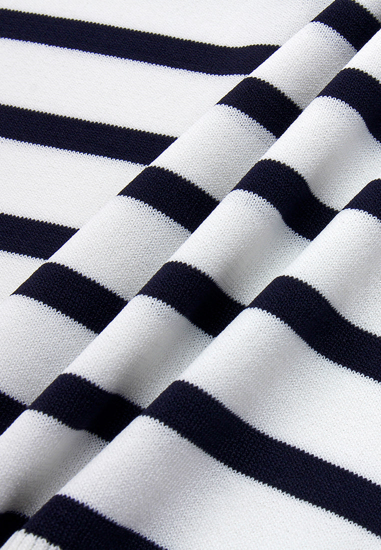 Nautical Striped Knit Top