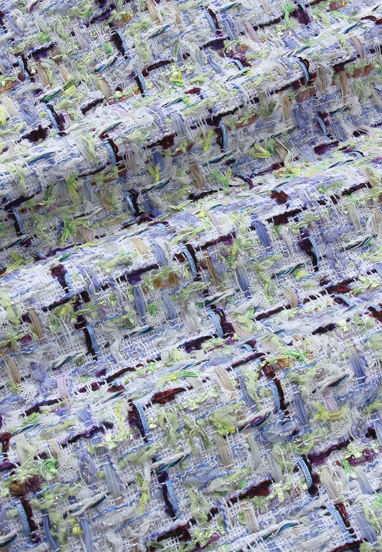 Azure Trim Tweed Jacket