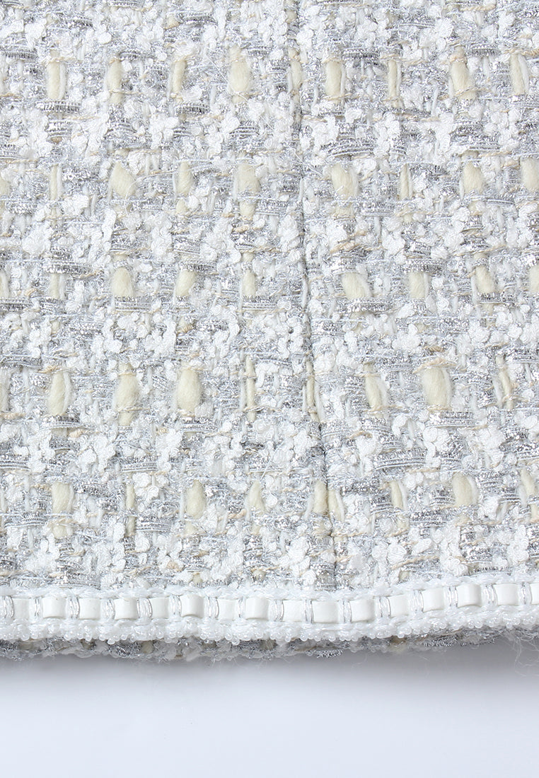 Champagne Tresse Tweed Jacket