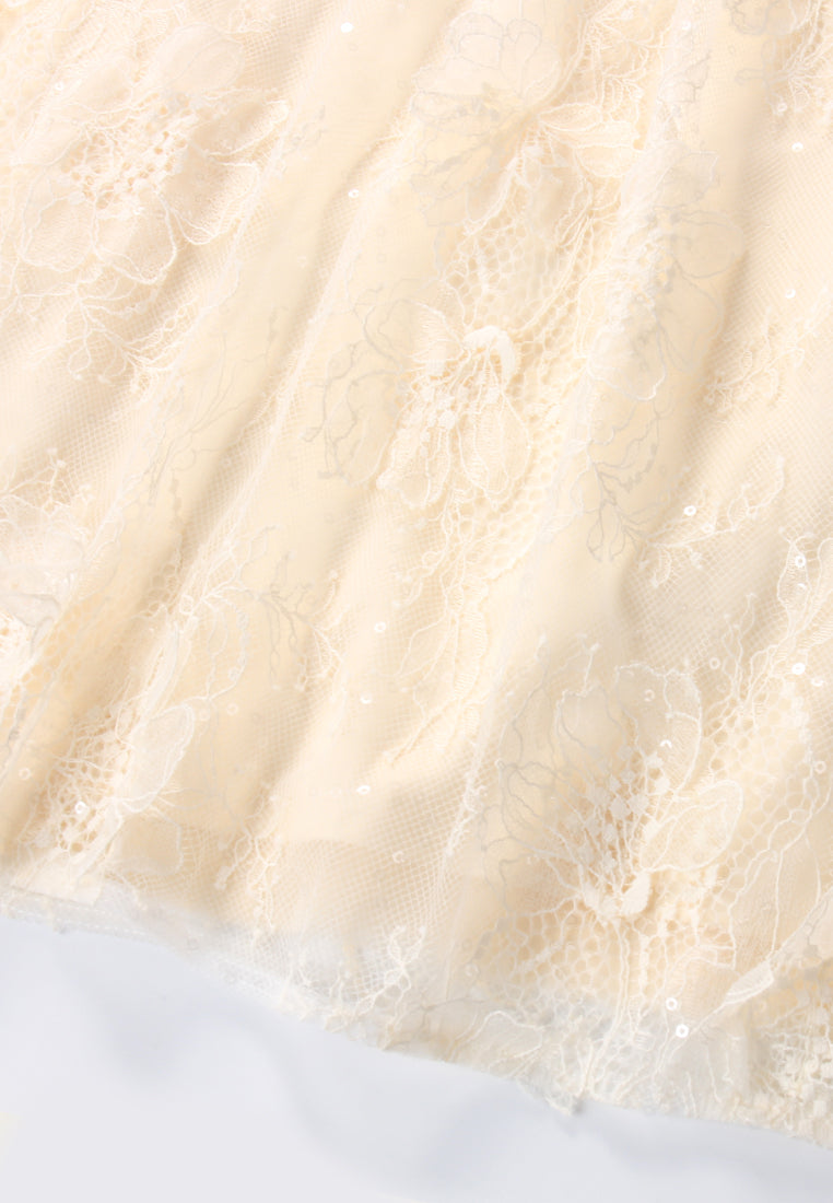 Crème Dentelle Lumière Dress