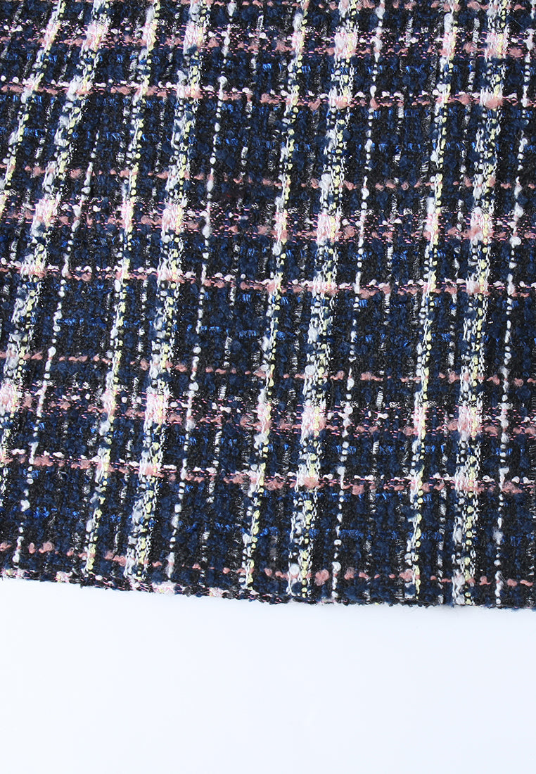 Élan Tweed Double-Breasted Blazer