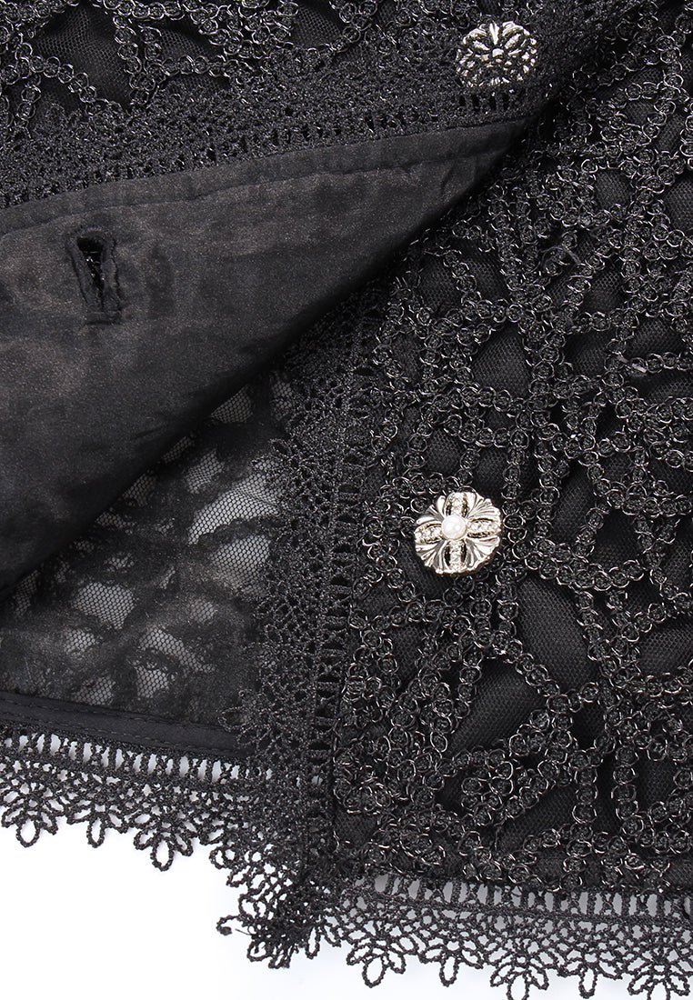 Noir Dentelle Jardin Jacket