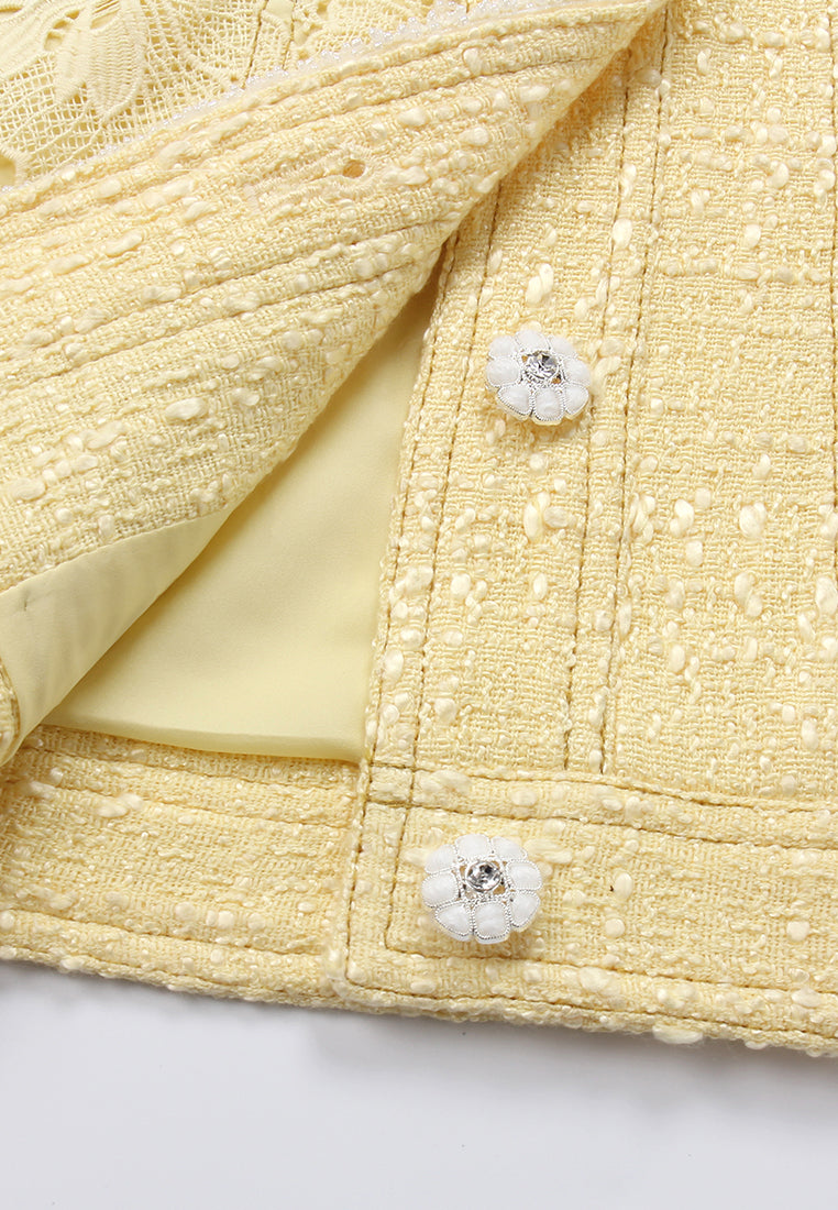 Daisy Lace Applique Jacket