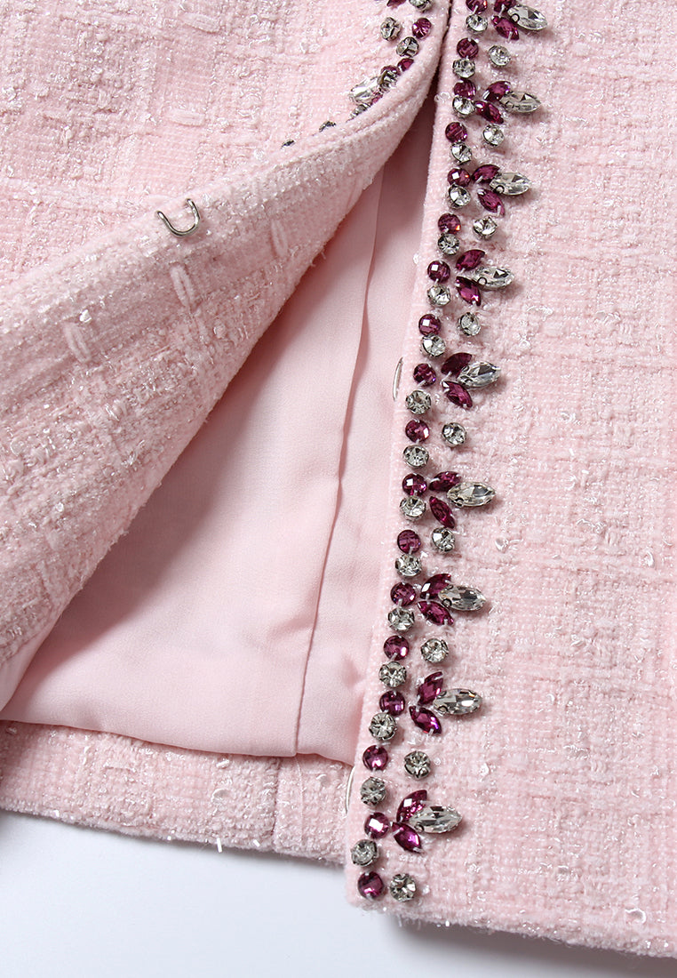 Rose Bijou Cropped Jacket