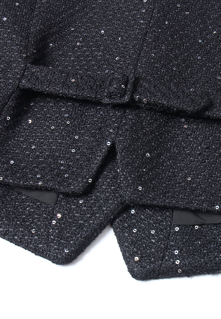 Rivière Embellished Button Vest