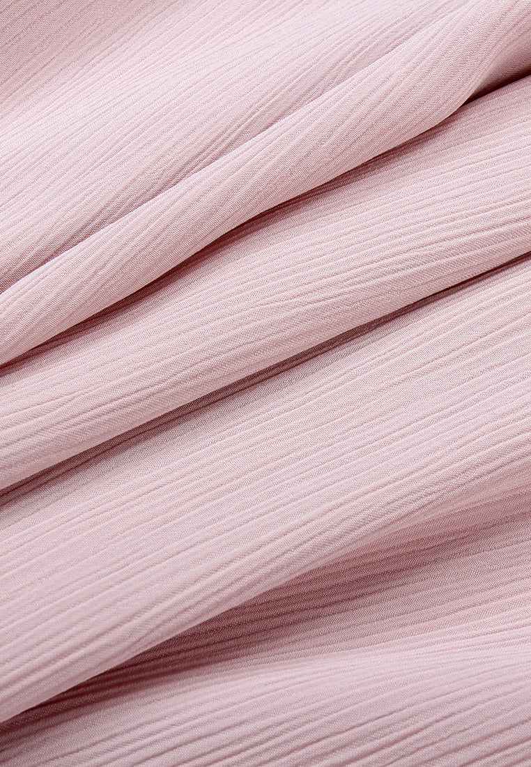 Blush Floral Ruffle Blouse