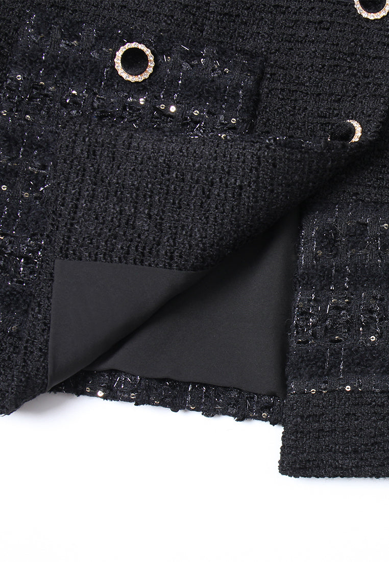Bijou Grommet Tweed Jacket
