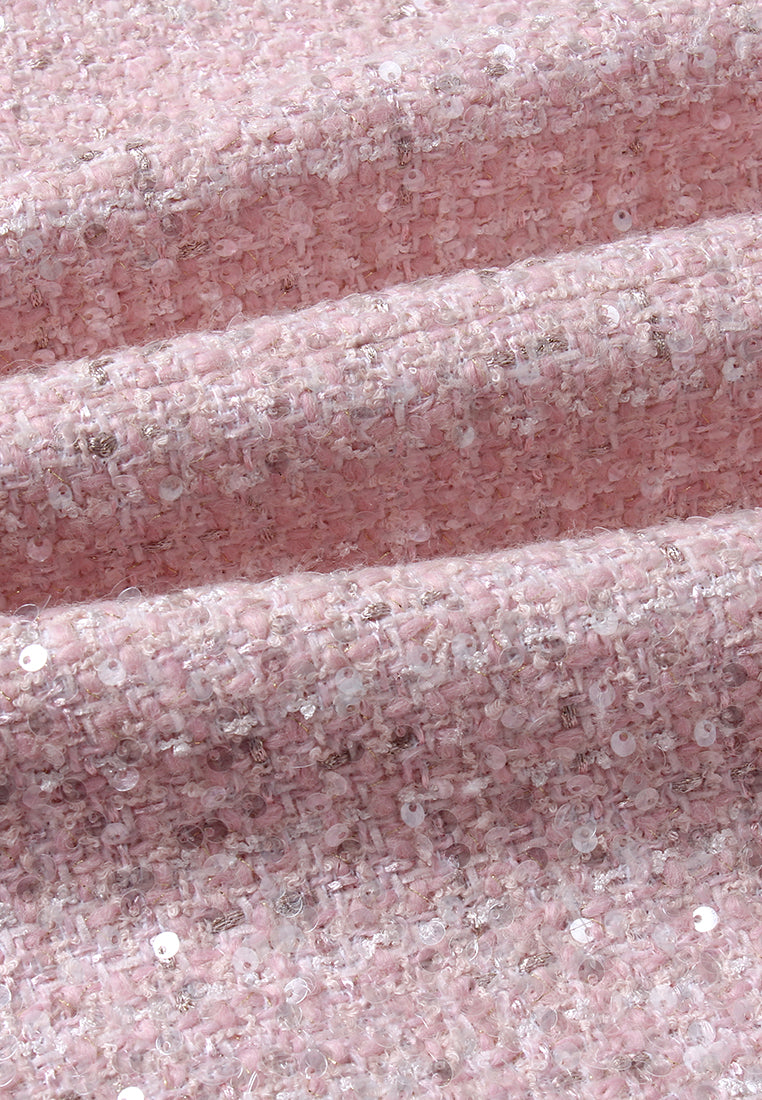 Rose Éclat Pocket Coat