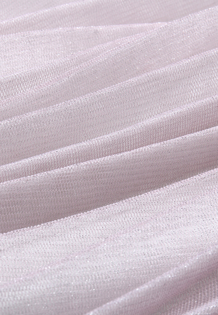 Blush Bloom Pleated Skirt