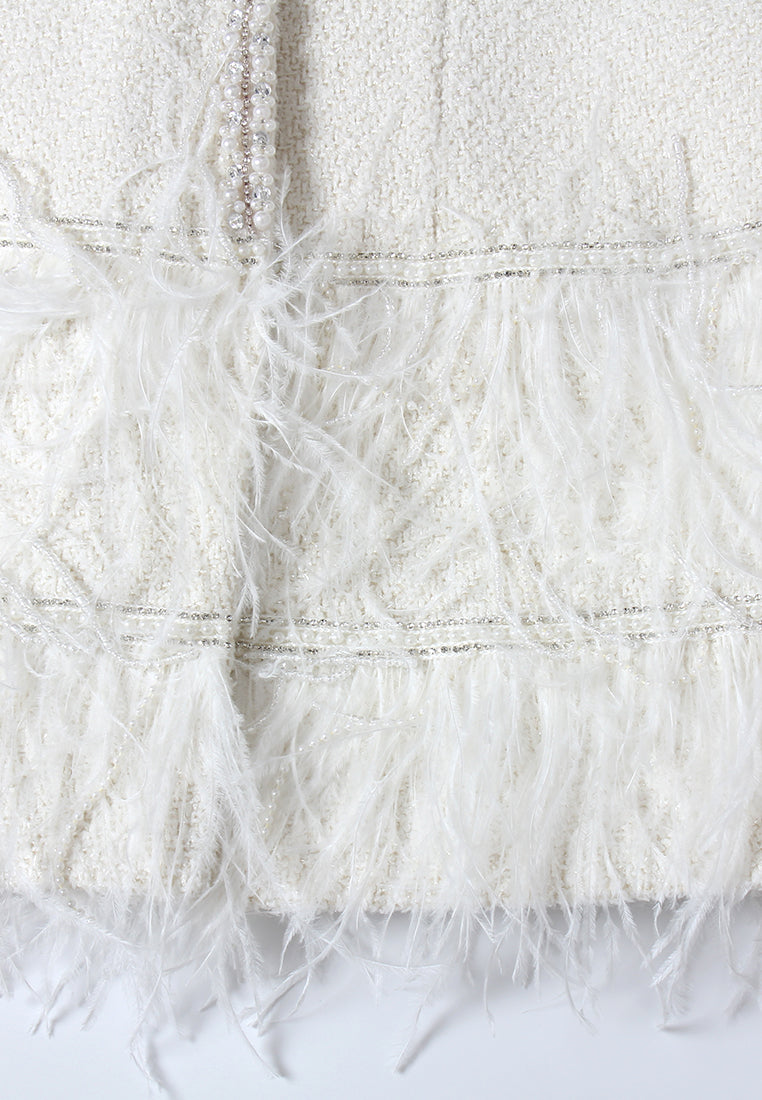 Plume Bijou Feather Jacket