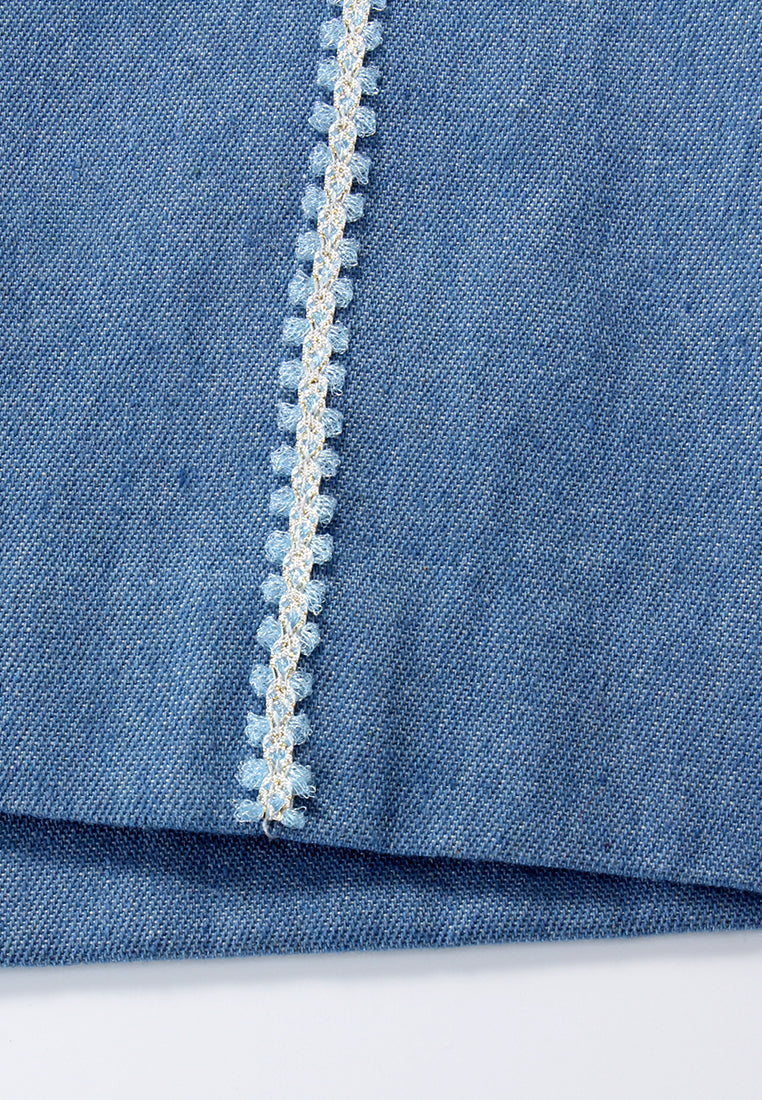 Ornate Pocket Cargo Jeans