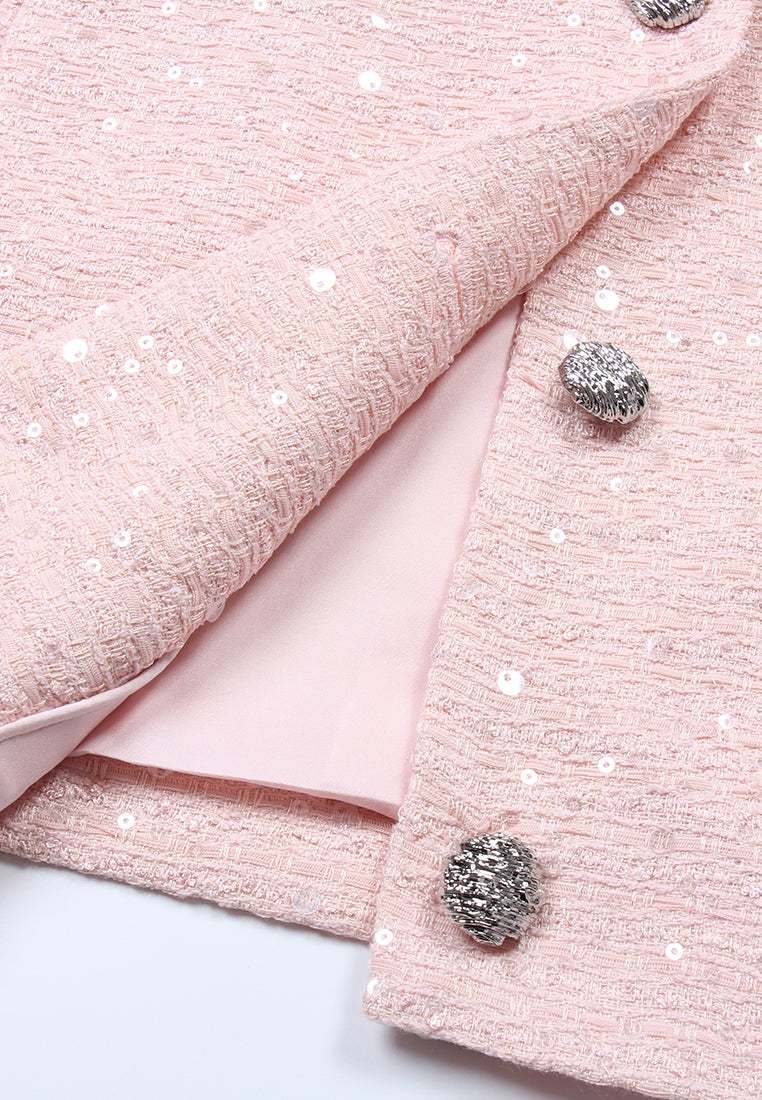 Rose Éclat Sequined Jacket