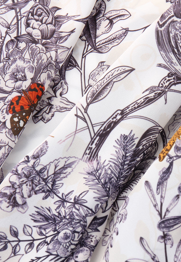 Bluejay Garden Print Pants